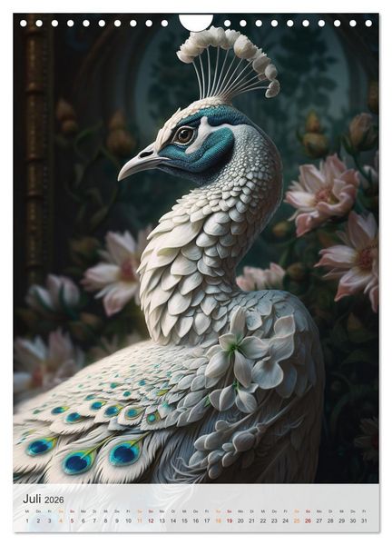 Produktbild: Fantastische Vogelwelt (Wandkalender 2026 DIN A4 hoch), CALVENDO Monatskalender