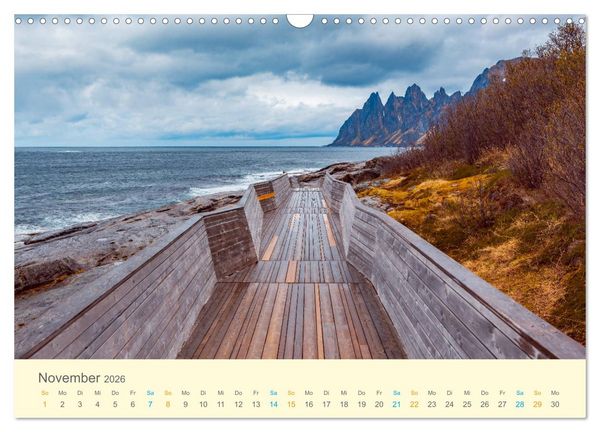 Produktbild: Wanderwege - zu Fu&szlig; in Europa (Wandkalender 2026 DIN A3 quer), CALVENDO Monatskalender