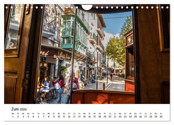 Produktbild: Die Schienen von Soller und Port de Soller (Wandkalender 2026 DIN A4 quer), CALVENDO Monatskalender