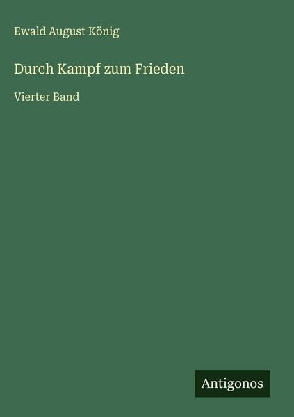 Produktbild: Durch Kampf zum Frieden