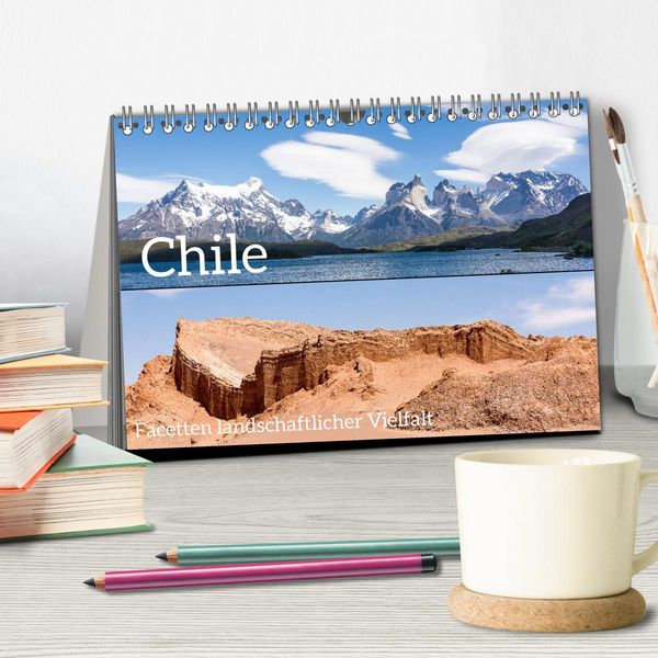 Produktbild: Chile - Facetten landschaftlicher Vielfalt (Tischkalender 2026 DIN A5 quer), CALVENDO Monatskalender