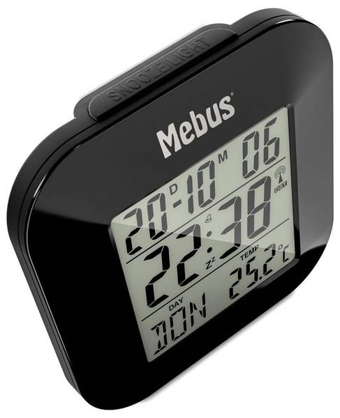 Produktbild: Mebus 51510 Funk Wecker Schwarz