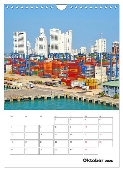 Produktbild: Reise durch Mittelamerika - Urlaubsplaner (Wandkalender 2026 DIN A4 hoch), CALVENDO Monatskalender