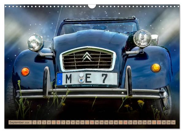 Produktbild: Die Ente - Citro&euml;n 2CV (Wandkalender 2026 DIN A3 quer), CALVENDO Monatskalender