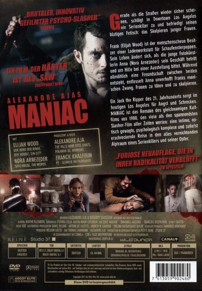 Produktbild: Alexandre Ajas Maniac