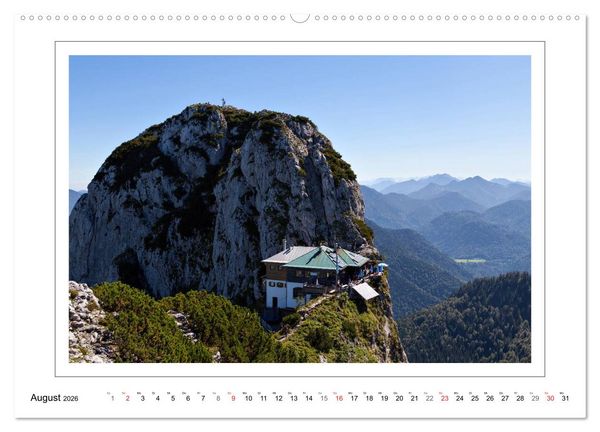 Produktbild: Unterwegs in den Bayerischen Voralpen (hochwertiger Premium Wandkalender 2026 DIN A2 quer), Kunstdruck in Hochglanz