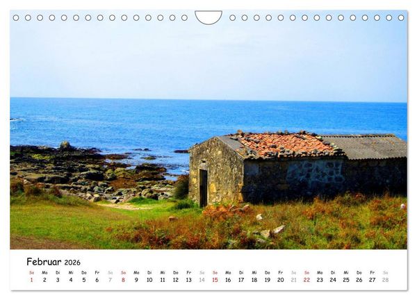 Produktbild: Camino Portugues - Jakobsweg (Wandkalender 2026 DIN A4 quer), CALVENDO Monatskalender