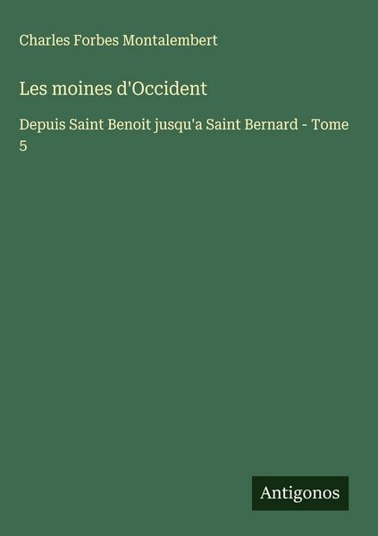 Produktbild: Les moines d'Occident