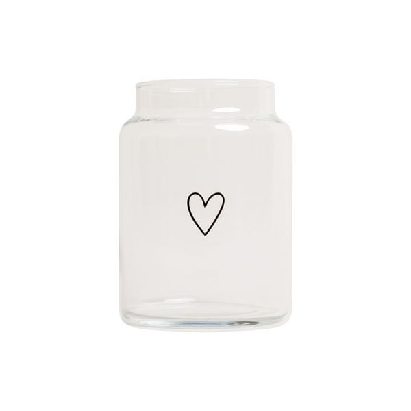 Produktbild: Vase aus Glas gro&szlig; Herz