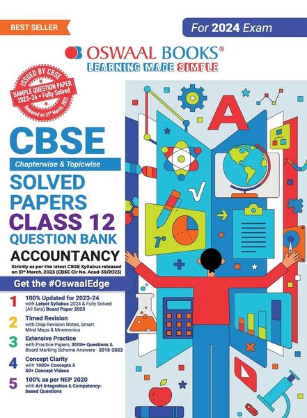 Produktbild: Oswaal CBSE Class 12 Accountancy Question Bank 2023-24 Book