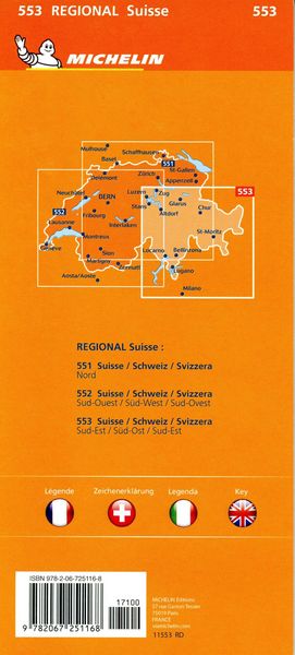 Produktbild: Michelin Schweiz S&uuml;d-Ost