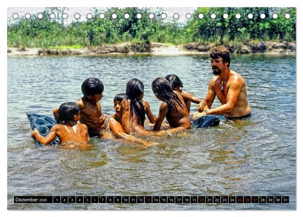 Produktbild: XINGU - Fluss der Menschenwesen (Tischkalender 2026 DIN A5 quer), CALVENDO Monatskalender