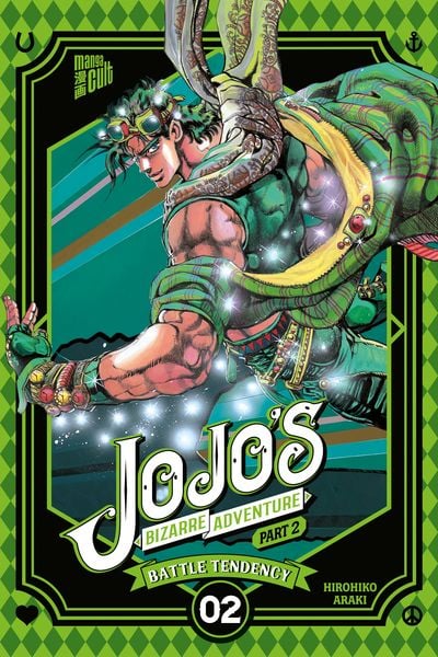 JoJo's Bizarre Adventure - Part 2: Battle Tendency 2, Taschenbuch von Hirohiko Araki, Manga Cult, 9783964333995