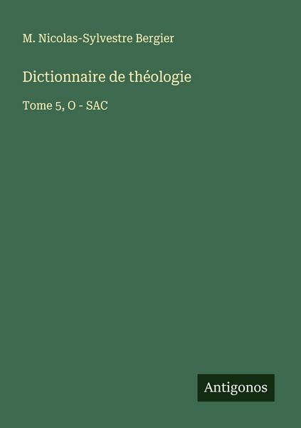 Produktbild: Dictionnaire de th&eacute;ologie
