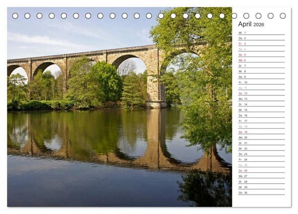 Produktbild: Auf der Route der Industriekultur (Tischkalender 2026 DIN A5 quer), CALVENDO Monatskalender