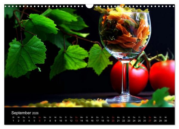 Produktbild: Pasta Kreationen (Wandkalender 2026 DIN A3 quer), CALVENDO Monatskalender