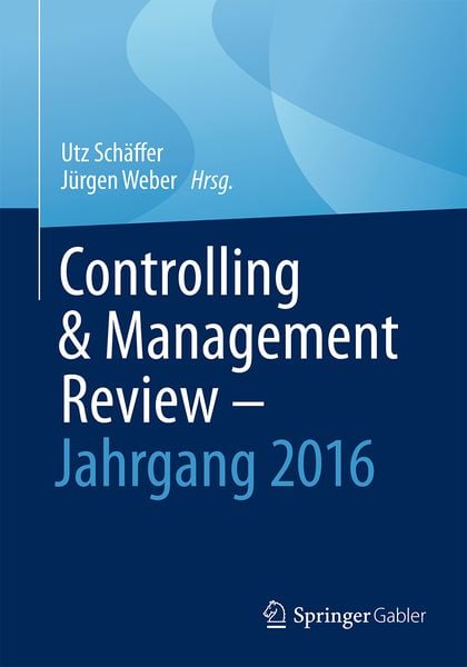 Produktbild: Controlling & Management Review - Jahrgang 2016