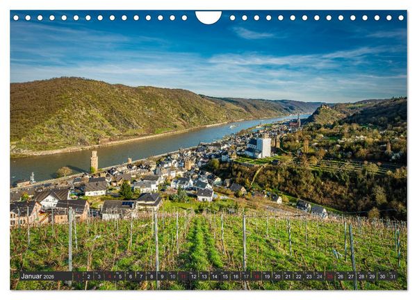 Produktbild: Oberwesel - Stadt der T&uuml;rme (Wandkalender 2026 DIN A4 quer), CALVENDO Monatskalender