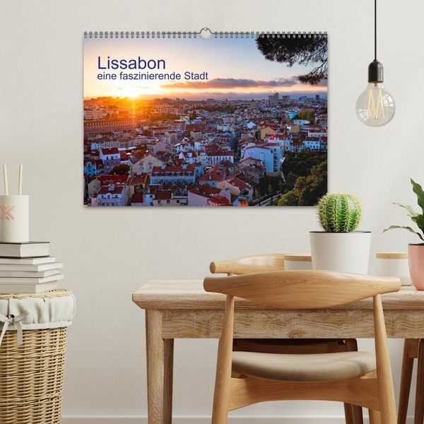 Produktbild: Lissabon eine faszinierende Stadt (Wandkalender 2026 DIN A3 quer), CALVENDO Monatskalender