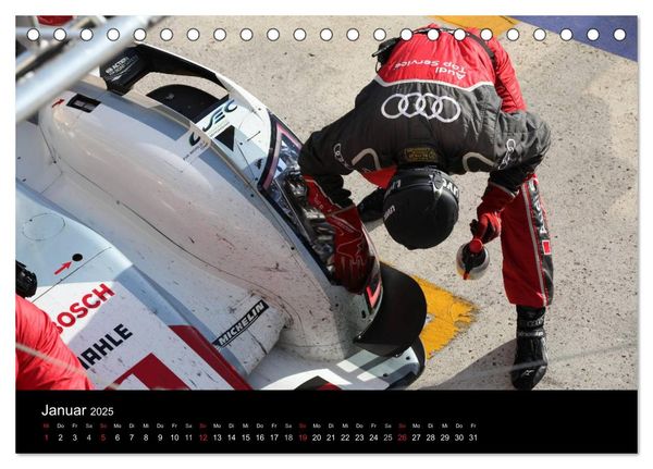 Produktbild: 24 Stunden in Le Mans (Tischkalender 2025 DIN A5 quer), CALVENDO Monatskalender