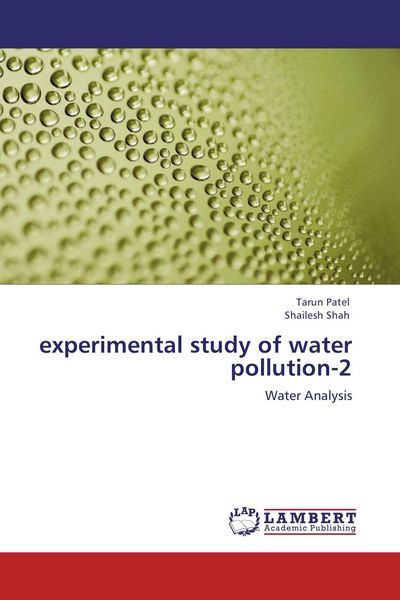 Produktbild: experimental study of water pollution-2