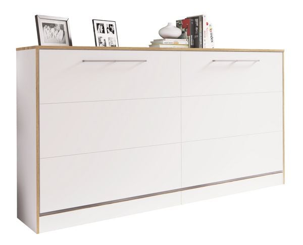 Produktbild: Schrankbett, Wandklappbett Lattenrost 90x200 cm