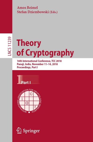 Produktbild: Theory of Cryptography