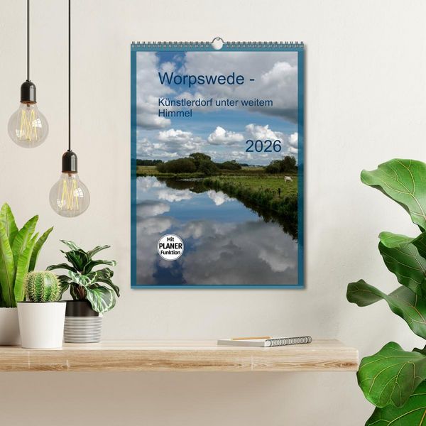 Produktbild: Worpswede - K&uuml;nstlerdorf unter weitem Himmel (Wandkalender 2026 DIN A3 hoch), CALVENDO Monatskalender
