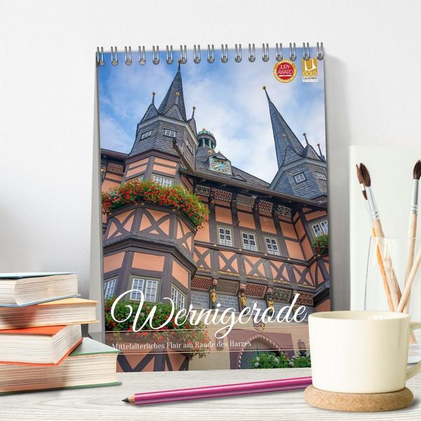 Produktbild: Wernigerode - Mittelalterliches Flair am Rande des Harzes (Tischkalender 2027 DIN A5 hoch), CALVENDO Monatskalender