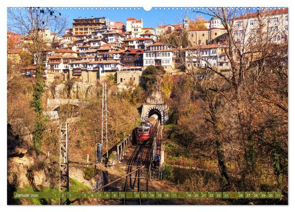 Produktbild: Veliko Tarnovo - Die romantischste Stadt Bulgariens (hochwertiger Premium Wandkalender 2026 DIN A2 quer), Kunstdruck in Hochglanz
