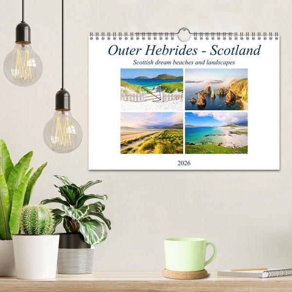 Produktbild: Outer Hebrides - Scotland Scottish dream beaches and landscapes (Wall Calendar 2026 DIN A4 landscape), CALVENDO 12 Month Wall Calendar