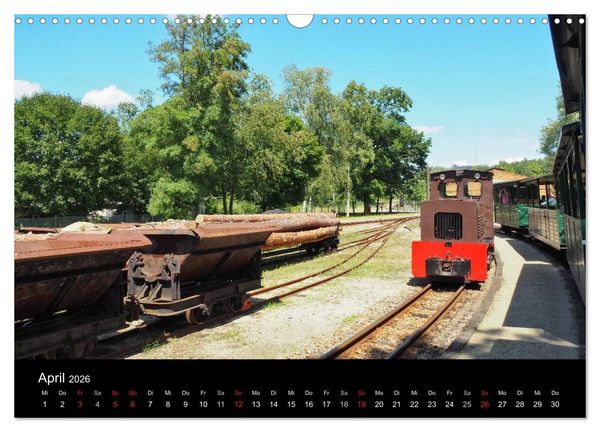 Produktbild: Waldeisenbahn Bad Muskau (Wandkalender 2026 DIN A3 quer), CALVENDO Monatskalender