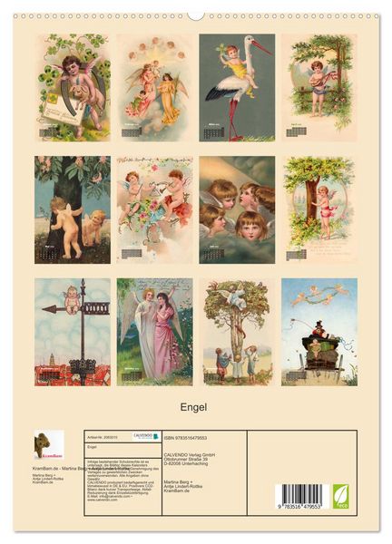 Produktbild: Engel (hochwertiger Premium Wandkalender 2026 DIN A2 hoch), Kunstdruck in Hochglanz