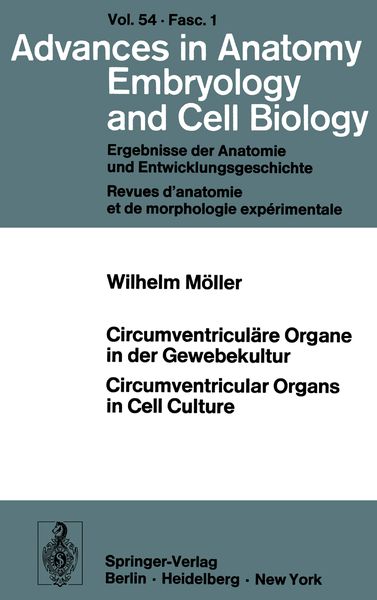 Produktbild: Circumventricul&auml;re Organe in der Gewebekultur / Circumventricular Organs in Cell Culture