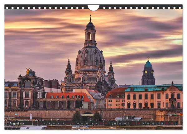Produktbild: Dresden - Die Frauenkirche (Wandkalender 2026 DIN A4 quer), CALVENDO Monatskalender