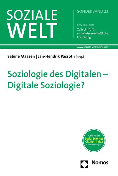 Produktbild: Soziologie des Digitalen - Digitale Soziologie?