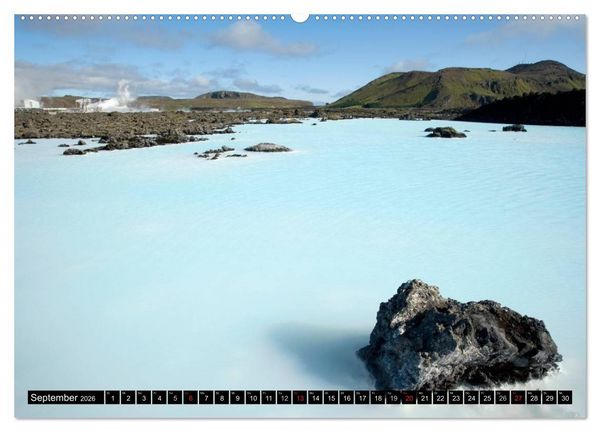 Produktbild: Island (Wandkalender 2026 DIN A2 quer), CALVENDO Monatskalender