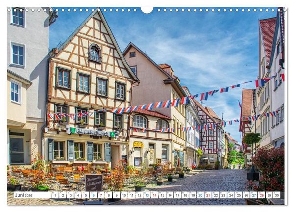 Produktbild: Bad Wimpfen - Kurstadt am Neckar (Wandkalender 2026 DIN A3 quer), CALVENDO Monatskalender
