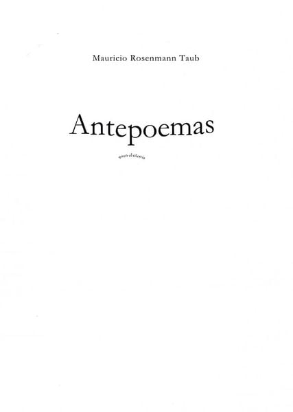 Produktbild: Antepoemas