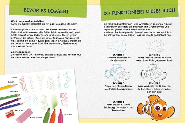Produktbild: Disney Kreative Besch&auml;ftigung: Meine erste Zeichenschule