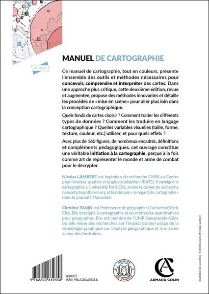 Produktbild: Manuel de cartographie : principes, m&eacute;thodes, applications