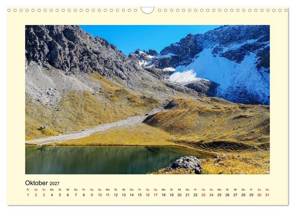 Produktbild: Lechtaler Alpen (Wandkalender 2027 DIN A3 quer), CALVENDO Monatskalender