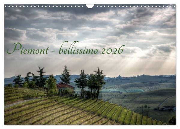 Produktbild: Piemont - bellissimo 2026 (Wandkalender 2026 DIN A3 quer), CALVENDO Monatskalender