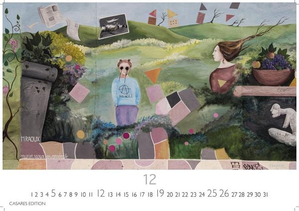 Produktbild: Berlin Street Art Kalender 2027 &ndash; Wandkalender | Fotokalender Deutschland 35x50cm Gro&szlig;format &ndash; Vielfalt und Kreativit&auml;t der urbanen Kunst