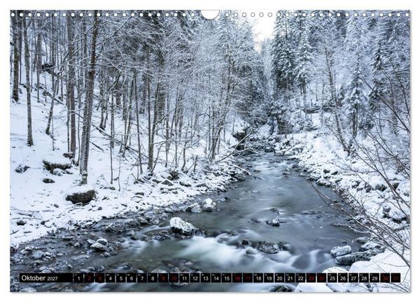 Produktbild: Breitachklamm im Wandel der Jahreszeiten (Wandkalender 2027 DIN A3 quer), CALVENDO Monatskalender