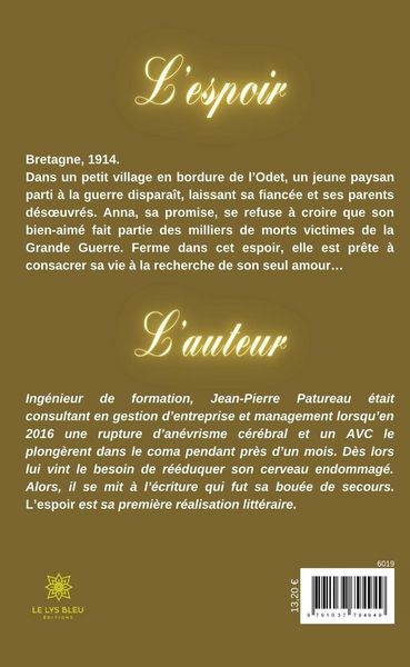 Produktbild: Patureau, J: L'espoir