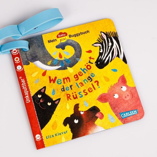 Produktbild: Baby Pixi (unkaputtbar) 171: Mein Baby-Pixi-Buggybuch: Wem gehört der lange Rüssel?