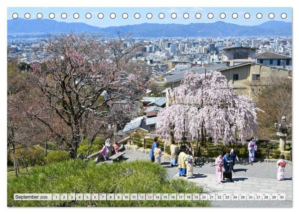 Produktbild: Die Kirschbl&uuml;te in Japan (Tischkalender 2026 DIN A5 quer), CALVENDO Monatskalender