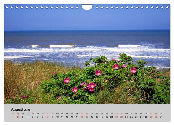 Produktbild: Schleswig-Holstein, Urlaubsland zwischen Nord- und Ostsee (Wandkalender 2026 DIN A4 quer), CALVENDO Monatskalender