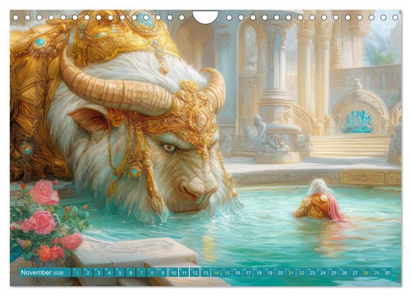 Produktbild: Schaurig sch&ouml;ne Biester (Wandkalender 2026 DIN A4 quer), CALVENDO Monatskalender